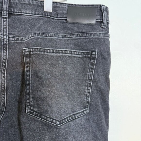 DL1961 Men’s Slim Straight Jeans – Size 38x34 Faded Black Denim - Picture 5 of 8